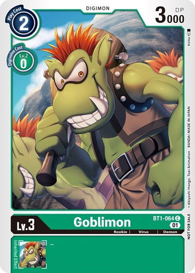 Goblimon - BT1-064 Crop image Wallpaper