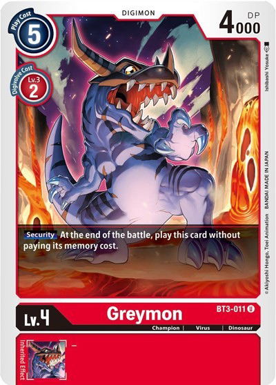 Greymon - BT3-011 Crop image Wallpaper