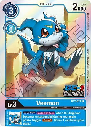 Veemon - BT2-021 Crop image Wallpaper