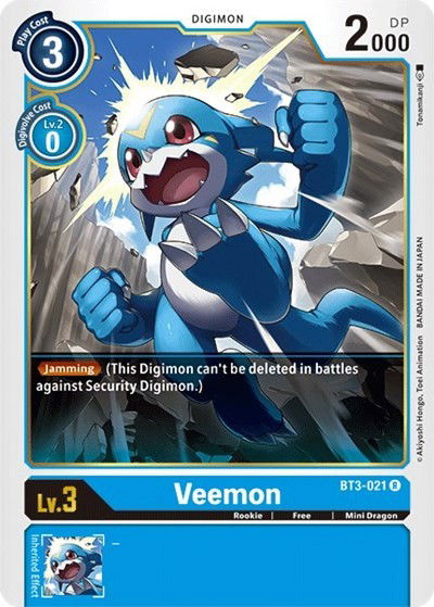 Veemon - BT3-021 Crop image Wallpaper