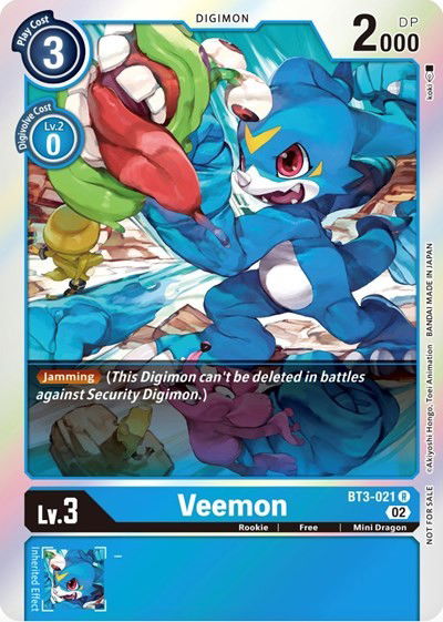 Veemon - BT3-021 Crop image Wallpaper