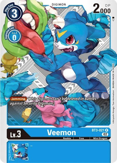 Veemon - BT3-021 Crop image Wallpaper