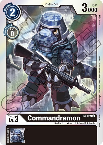 Commandramon - BT3-059 Full hd image