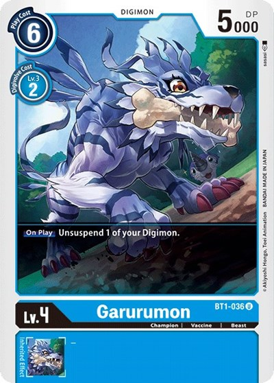 Garurumon - BT1-036 Full hd image