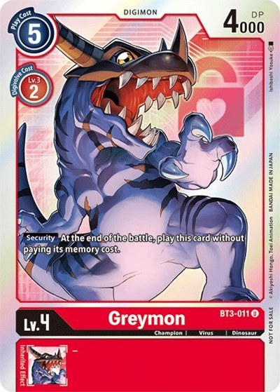 Greymon - BT3-011 Full hd image