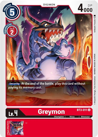 Greymon - BT3-011 Full hd image