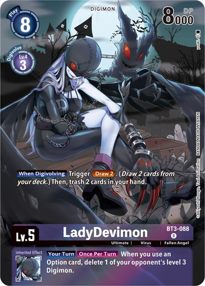 LadyDevimon - BT3-088 Full hd image