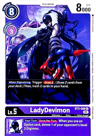 LadyDevimon - BT3-088 Full hd image