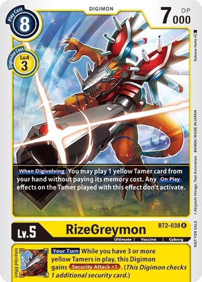 RizeGreymon - BT2-038 Full hd image