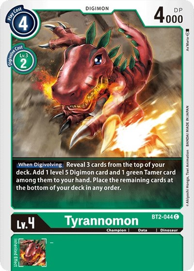 Tyrannomon - BT2-044 Full hd image