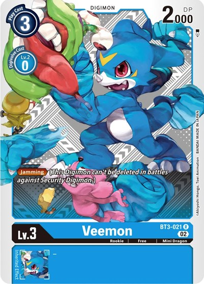 Veemon - BT3-021 Full hd image