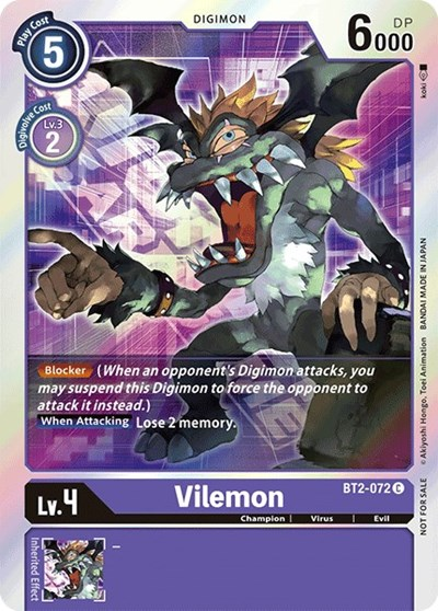 Vilemon - BT2-072 Full hd image