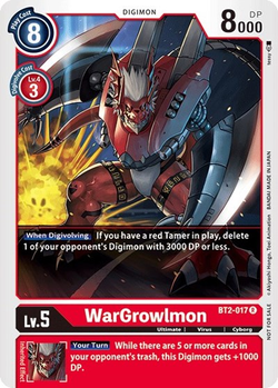 WarGrowlmon - BT2-017