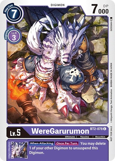 WereGarurumon - BT2-078 Full hd image