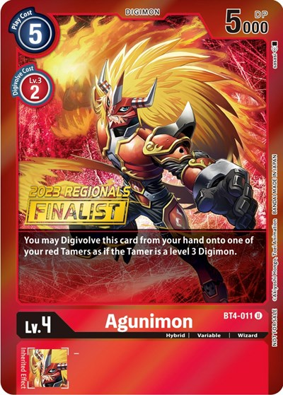 Agunimon - BT4-011 Full hd image