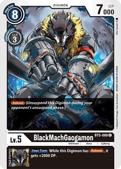 BlackMachGaogamon Crop image Wallpaper