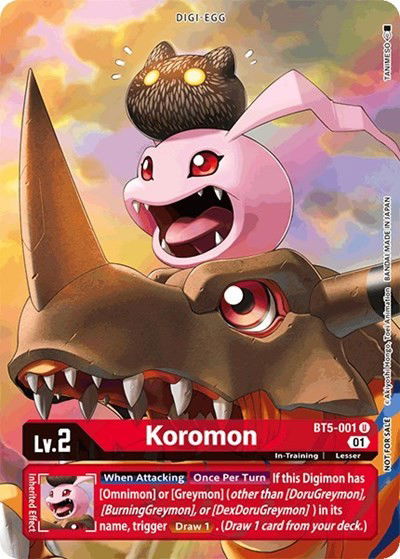 Koromon - BT5-001 Crop image Wallpaper