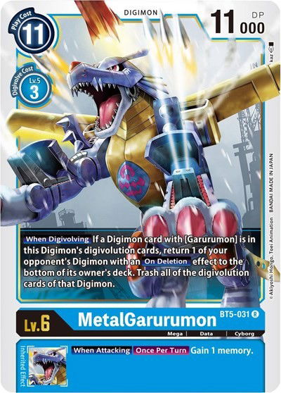 MetalGarurumon - BT5-031 Crop image Wallpaper