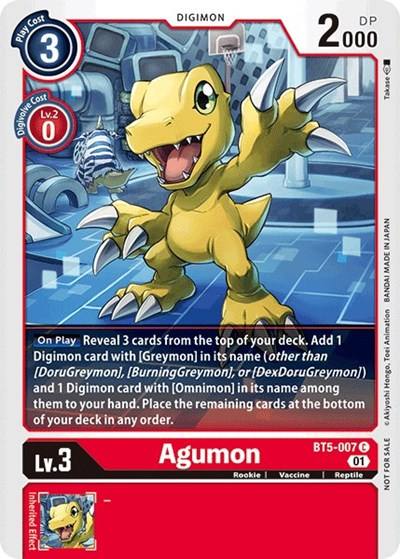 Agumon - BT5-007 Full hd image