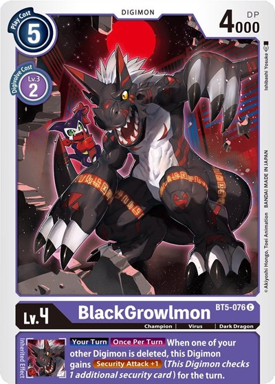 BlackGrowlmon Full hd image