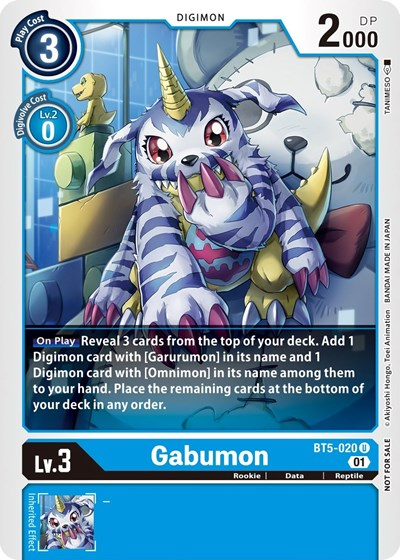 Gabumon - BT5-020 Full hd image