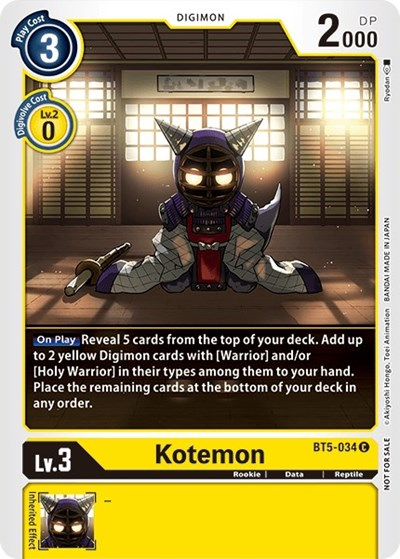 Kotemon - BT5-034 Full hd image