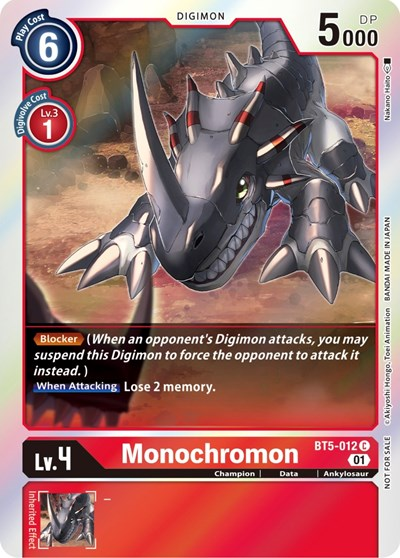 Monochromon Full hd image