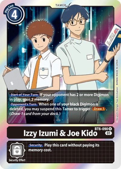 Izzy Izumi & Joe Kido Crop image Wallpaper