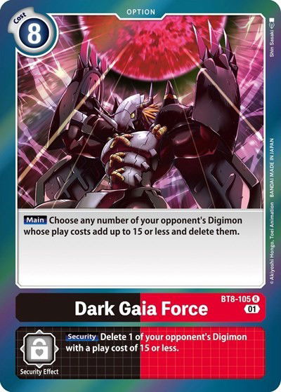 Dark Gaia Force Crop image Wallpaper