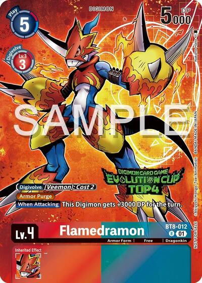 Flamedramon - BT8-012 Crop image Wallpaper