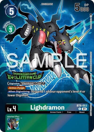 Lighdramon - BT8-053 Crop image Wallpaper