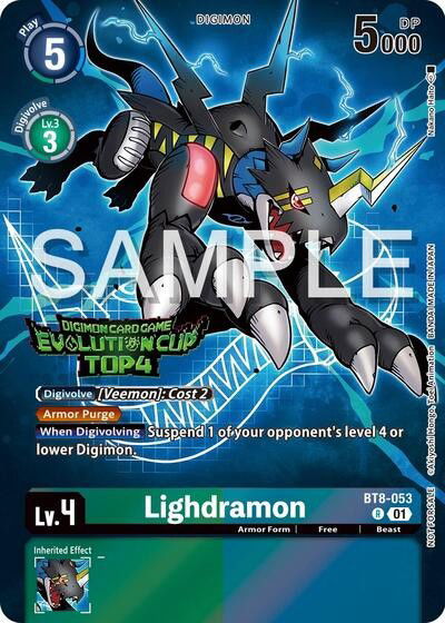 Lighdramon - BT8-053 Crop image Wallpaper