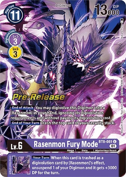 Rasenmon Fury Mode