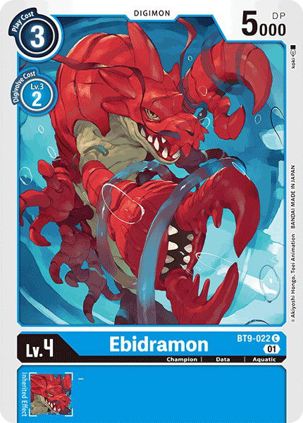 Ebidramon BT9-022 Crop image Wallpaper