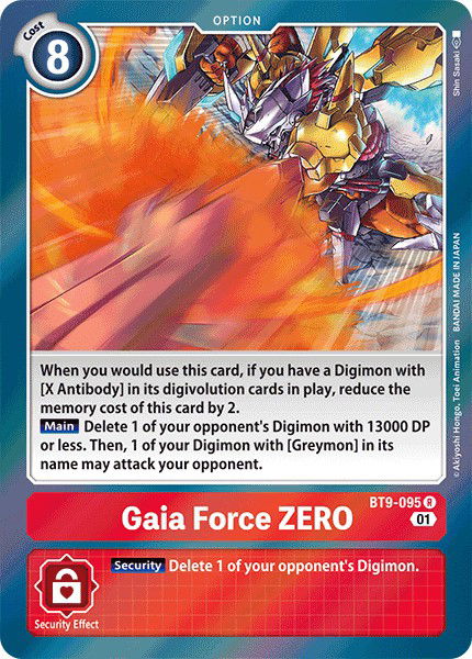 Gaia Force ZERO BT9-095 Crop image Wallpaper