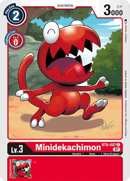 Minidekachimon BT9-007 Crop image Wallpaper