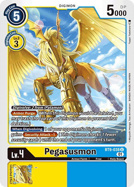 Pegasusmon BT9-038 Crop image Wallpaper