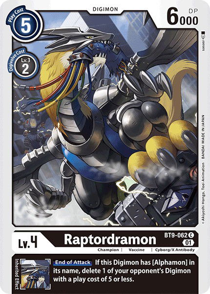 Raptordramon BT9-062 Crop image Wallpaper