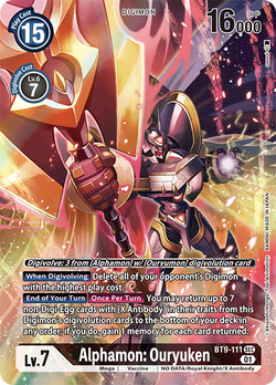 Alphamon: Ouryuken BT9-111 image