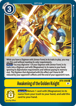 Awakening of the Golden Knight BT9-098 image