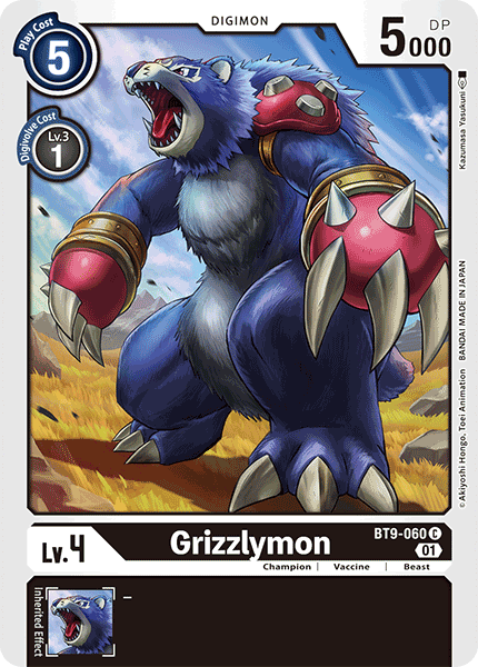 Grizzlymon BT9-060 Full hd image