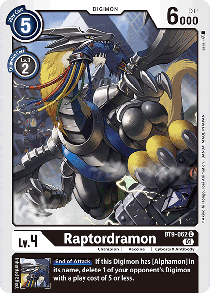 Raptordramon BT9-062 Full hd image