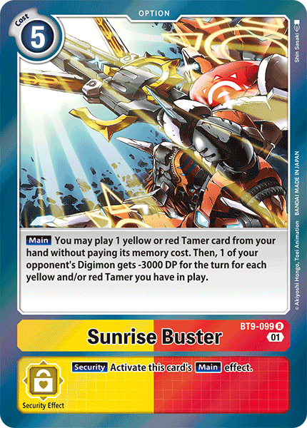 Sunrise Buster BT9-099 Full hd image