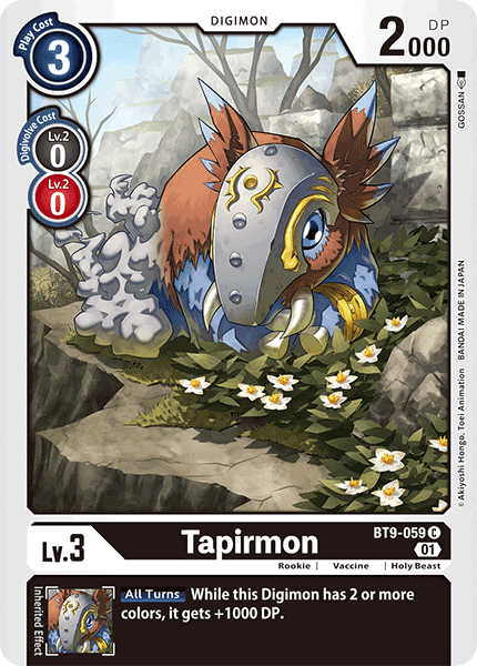 Tapirmon BT9-059 Full hd image