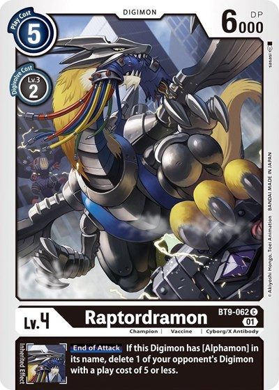 Raptordramon Full hd image