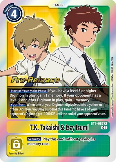 T.K. Takaishi & Izzy Izumi Full hd image