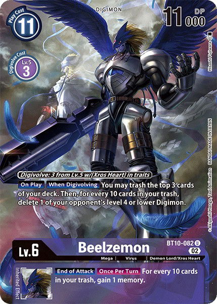 Beelzemon BT10-082 Crop image Wallpaper