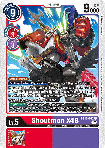 Shoutmon X4B BT10-012 Crop image Wallpaper