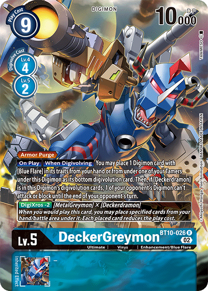 DeckerGreymon BT10-026 Full hd image