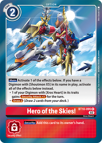 Hero of the Skies! BT10-095 Full hd image